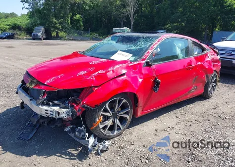 2020 Honda Civic Si Coupe из США, поврежденный, VIN 2HGFC3A5XLH751847